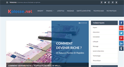Desktop Screenshot of kolosse.net
